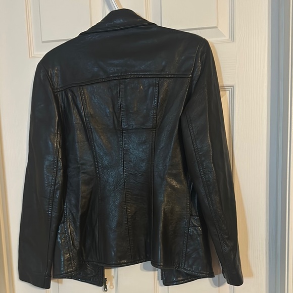 Black Leather Jacket - Picture 3 of 4